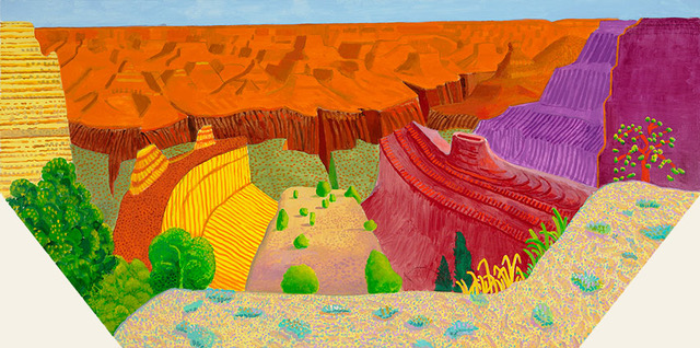 pace gallery, David Hockney,Grand Canyon ll