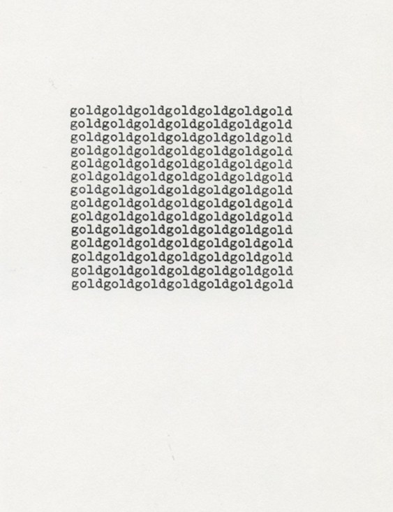 Carl Andre, One Hundred Sonnets