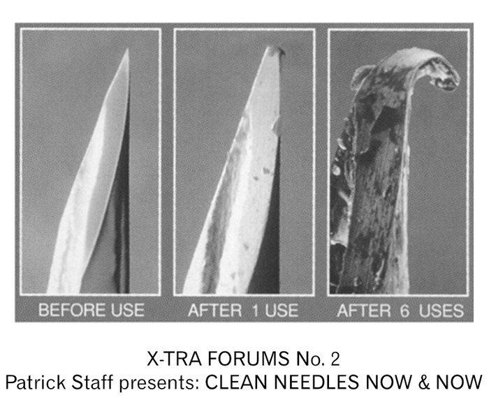 Patrick Staff presents CLEAN NEEDLES NOW &amp; NOW