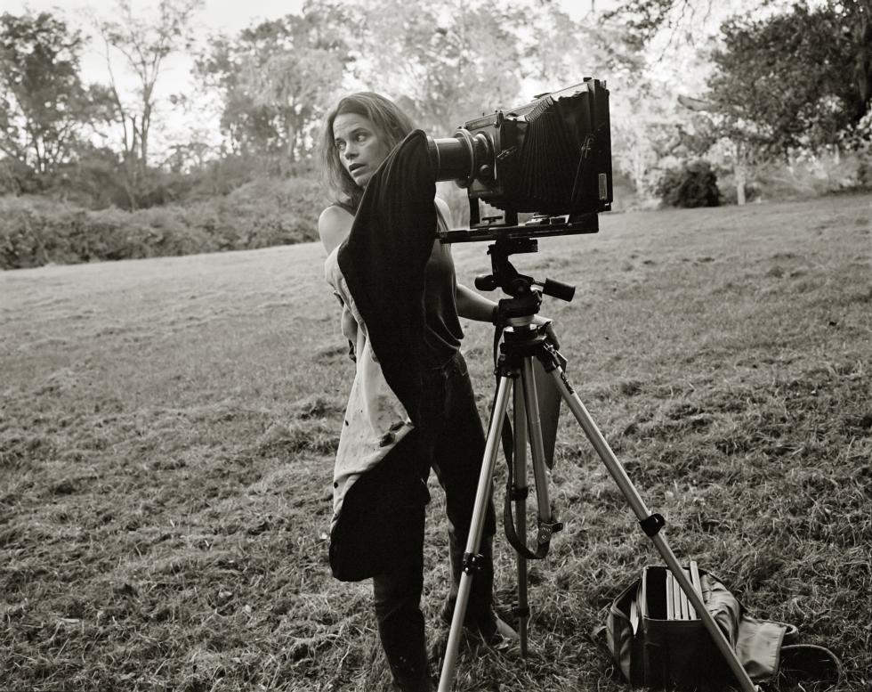 Sally MANN with camera
