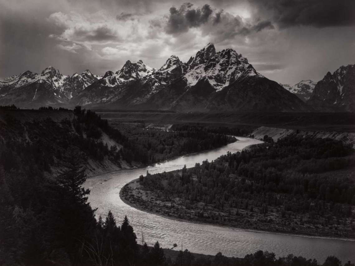 Ansel Adams, The Tetons and Snake River, Grand Teton National Park, Wyoming,