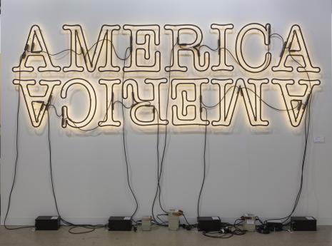 Glenn Ligon, Double America 2, 2014
